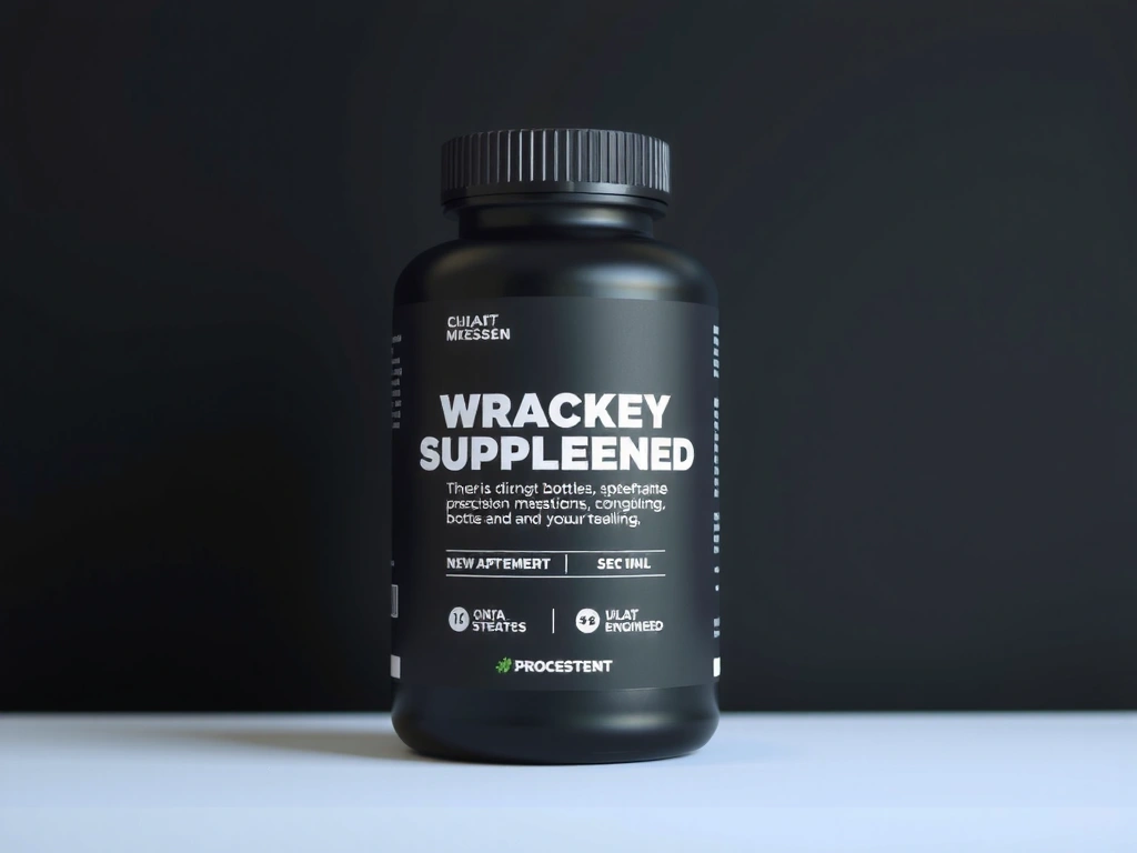 Technische Darstellung eines Nahrungsergänzungsmittels